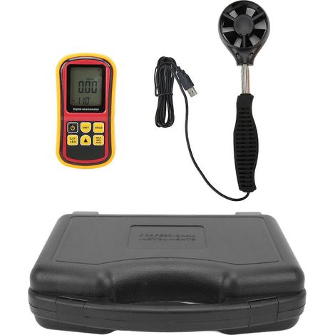 L'anémomètre numérique 8901+ est doté d'un écran LCD, d'une haute précision et d'une haute sensibilité, ce qui le rend adapté aux tests de vitesse du vent. (1/5)