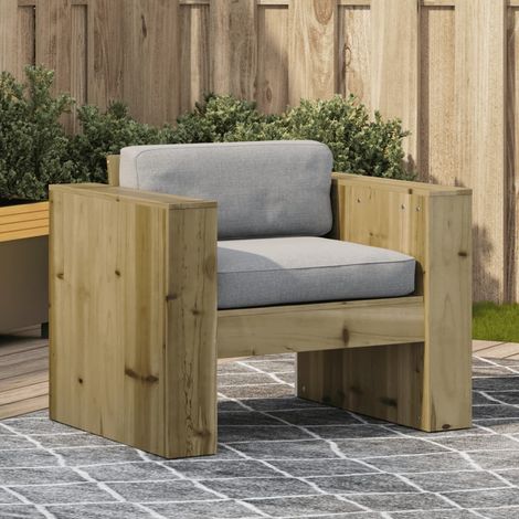 Gartensessel 79x60x62 cm Kiefernholz Imprägniert (1/4)