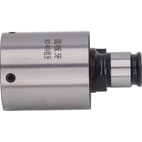 Mandrin de taraudage rond 31mm en acier carbone anti-rouille, collet pour filetage à pas large. (1/5)