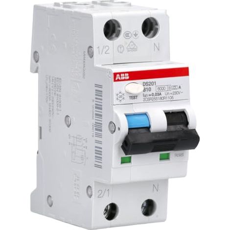 ABB DS201 B10 A30 corta circuito Disyuntor en miniatura 2 2 módulo(s)