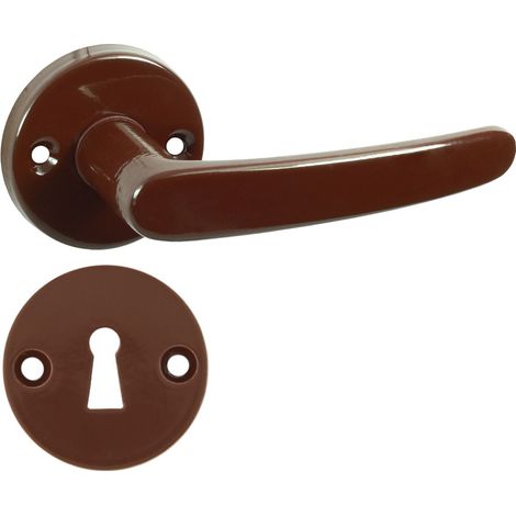 Domino poignee de porte econom r brown bb poignee avec rosace bb pour cle (1/5)