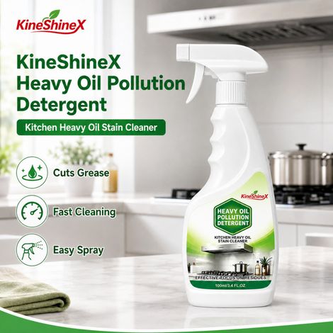 KineShineX Küchen-Hochleistungs-Fettreiniger-Spray – Entfernt effektiv hartnäckiges Fett von Dunstabzugshauben und Kochfeldern (1/5)