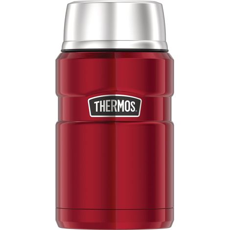 Thermos King Barattolo per Alimenti, Acciaio Inossidabile, Mirtillo Rosso, 10.2 x 10.0 x 19.5 cm (1/4)