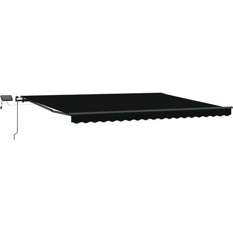 Maison Exclusive - Tenda Retrattile Nero 400 ×300 cm Tessuto