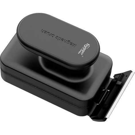 Brosse Aquarium Nettoyage Vitre, Grattoir Algues Aquarium, Brosse Magnétique Aquarium Nettoyage Vitre Algues, Outil de Nettoyage Avec Grattoir Amovible pour Aquarium(L) (1/5)