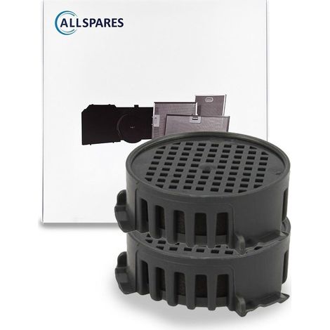 Filtro a carbone AllSpares (2 pezzi) per cantinette per vini, compatibile con Liebherr FreshAir 909634200 (41x41x15mm) (1/2)
