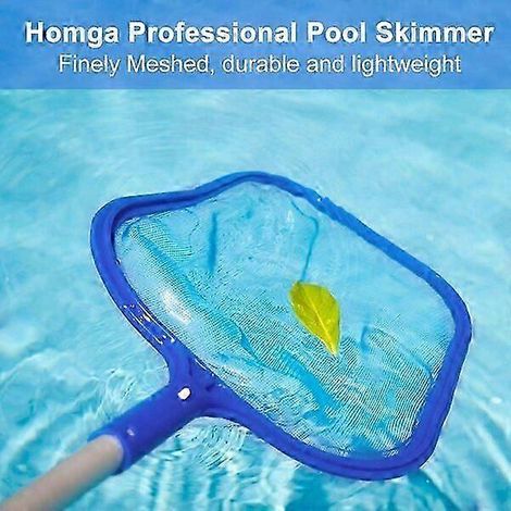 Écumoire de piscine, maille fine, durable, 43x30cm, outil de nettoyage pour piscines et bassins. (1/5)