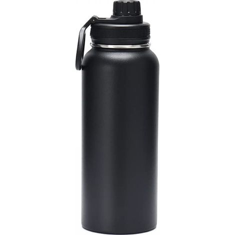 Gourde En Acier Inoxydable Double Paroi - 1.2 L - Pour Randonnée Et Extérieur - 1 Pièce (1/5)