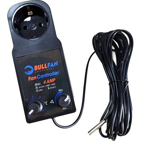 Bullfan - Fan Controller 4 Amp - Contrôleur température et ventilation
