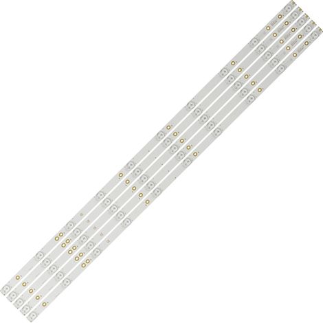 LED-Hintergrundbeleuchtungsstreifen, Länge 850 mm, 10 LED-Perlen, Spannung 3V, kompatibel mit LB43015, LB43101 (1/5)