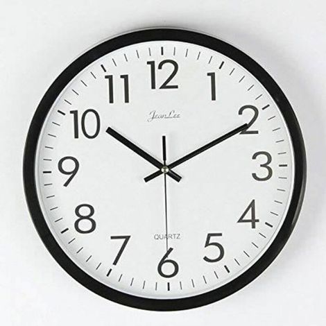 Horloge Murale - Diamètre 25 Cm - Cadran Transparent - Mouvement Quartz Silencieux - Pour Salon Bureau (1/4)