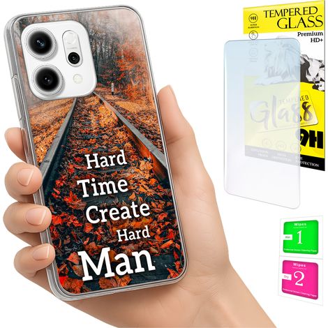 Custodia per Oppo Reno 14F / 14 FS 5G, cover fotografica, cover posteriore + vetro 9H (1/5)