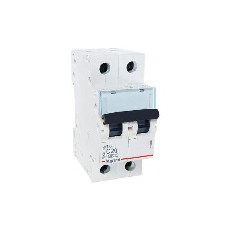 Interruptor magnetotérmico Legrand 403604 TX3 6KA C 2P 6A