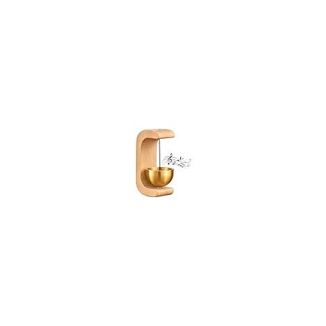 Magnetic Door Chime Bell, Wooden Shopkeepers Bell for Door Opening - Ding Ding Sound (1/5)