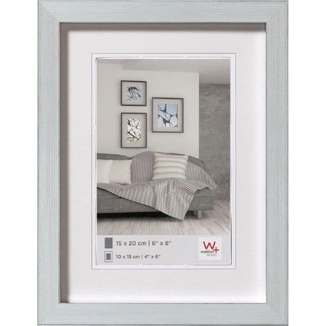 Cadre photo argent 10 x 15 cm Construction Design Frame JK015S (1/5)