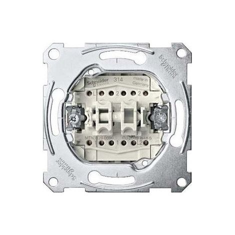 Va et vient 10A + poussoir O/F 10A borne vis sans enjoliveur ni plaque MPLAN - ARTEC SCHNEIDER MTN311400 (1/3)