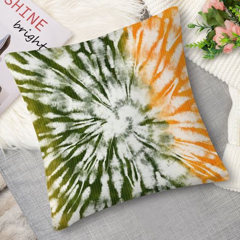 Housse de coussin tie-dye pastel, douceur (1/5)