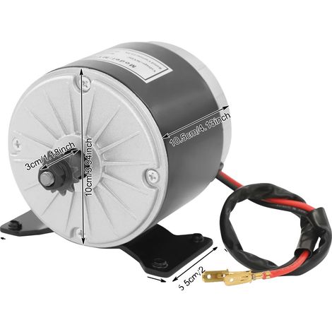 Motor eléctrico de alto rendimiento y funcionamiento eficiente, color negro. (1/2)