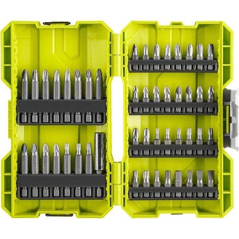 Ryobi RAK48SSD Estuche 48 Puntas de Atornillado Antichoque (1/2)