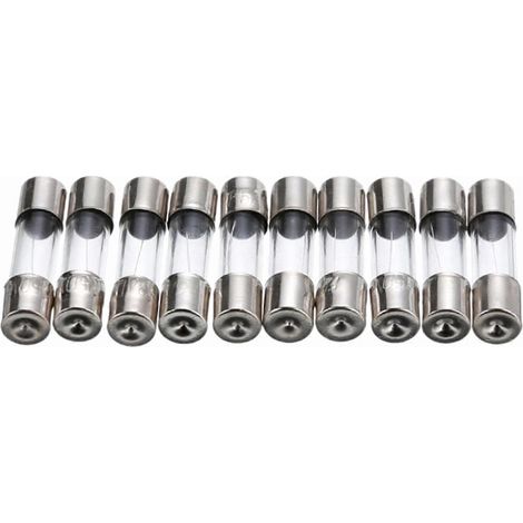 Fusibles tubulaires plats en verre miniatures, 24 types disponibles : 0,1 A à 30 A, tension maximale : 500 V (1/4)