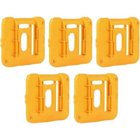 Convient aux supports de batterie DeWalt 20V/60V : Organisateur de base de charge conçu pour prolonger la durée de vie de la batterie et améliorer l’organisation du rangement. (1/3)