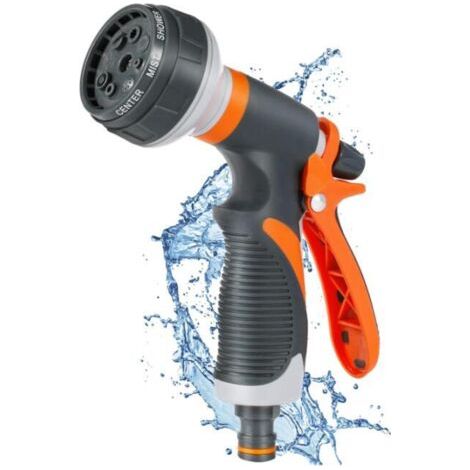 BUNTHAUS Pistolet d'arrosage, Pulvérisateur de Jardin, 8 Modes d'Arrosage Pistolet Arrosoir avec , les Jardins, les Plantes, les Animaux domestiques (1/5)