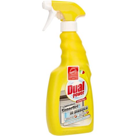 DUAL POWER SPRAY 500ML DETERGENTE PER SUPERFICI IN PLASTICA OKY