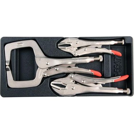 YATO YT-55472 - bloquear los alicates del apretón, 3pcs