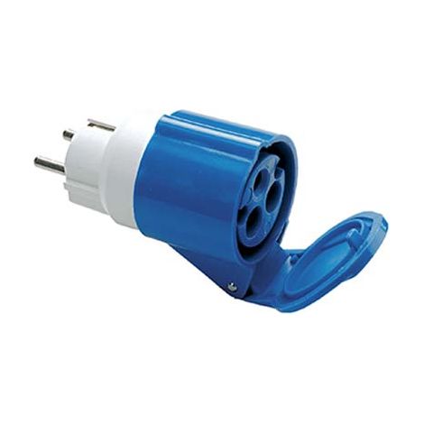 ADATTATORE SCHUKOPRESA BLU FME  2P+T 16A IP44