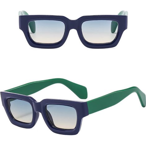 Gafas de ordenador ultraligeras de titanio transparente con filtro de luz azul, color verde, TN825C (1/5)