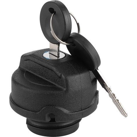 Bouchon de réservoir de carburant ABS noir pour Beetle/Polo/Caddy avec verrouillage et 2 clés (1/5)