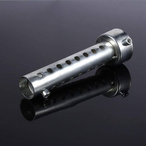 AIPERQ Universel Moto Silencieux D'échappement Conduit Silencieux Chicane Insert Argent (42mm) db Killer Moto (1/3)