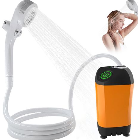 Kit Douche de Camping, Camping Rechargeable avec Pompe de Douche Électrique Rechargeable Douche Camping pour Extérieure Camping Voyage (1/5)