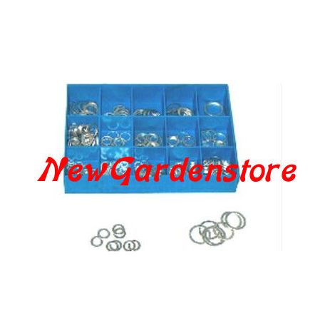 Assortimento di 400 rondelle in alluminio standard uso agricolo e giardinaggio