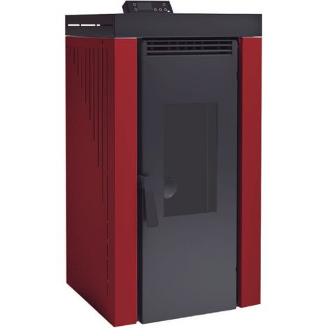 FM Poêle à granulés BP-200 12kW Rouge