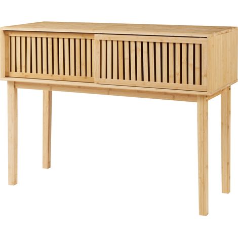 Tavolo consolle in bambù Diamarland 110 x 39 x 81 cm finitura naturale 030010894