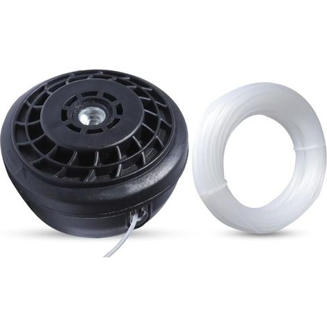 M10 x 1.25 mm Tête de Coupe Filetée à Gauche avec 2.4 mm x 15 m Tête de Bobine de Rechange Ligne Ronde (1/5)