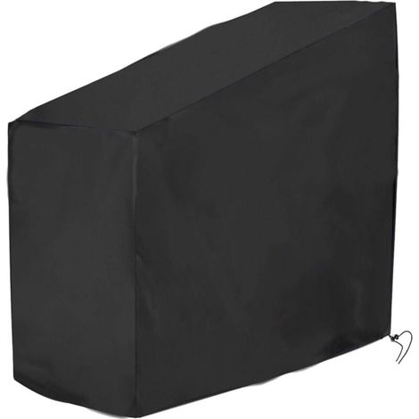 Heimtrainer-Abdeckung – UV- und staubdicht – wasserdicht – Oxford-Gewebe – Schwarz (1/4)