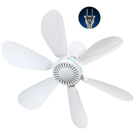 Ventilateur de plafond 42,5 cm – 10W – AC 220V – Interrupteur marche/arrêt – Économie d'énergie – Ultra-silencieux pour intérieur/extérieur (1/5)