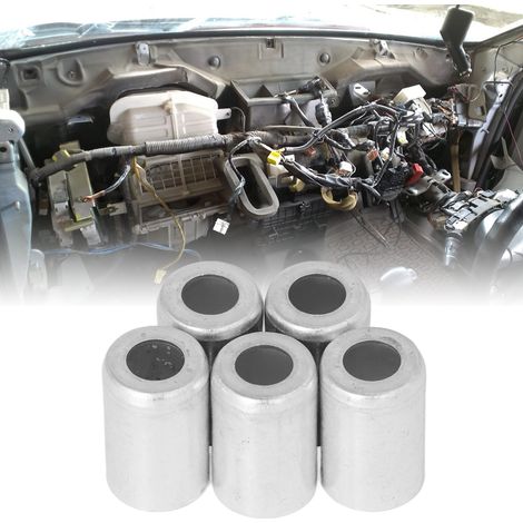 Bague en aluminium à paroi mince pour tuyaux de climatisation automobile, avec capuchon de montage en aluminium (vendue par lots de 20), bague en aluminium de 6/8 pouce (numéro de pièce : LR-FT067J). (1/5)