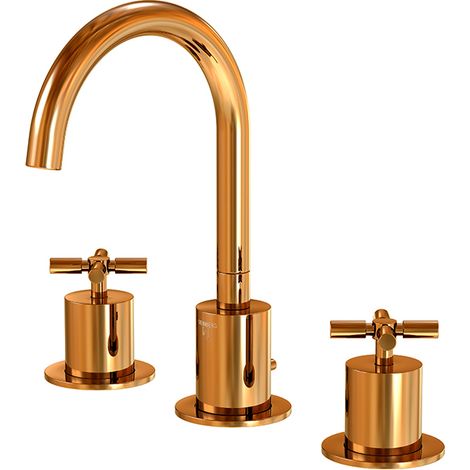 Mezclador de lavabo Steinberg serie 250, giratorio, 3 agujeros, (1/4)