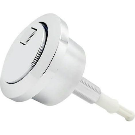 Bouton-poussoir de remplacement à double actionnement Geberit type 280, finition chromée ABS - apportez une touche d'élégance à votre salle de bain (1/5)