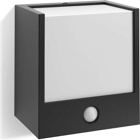 Philips myGarden - LED-Wandleuchte für den Außenbereich 14x13 cm, 2700 K, 3,5 W, mit Sensor, schwarz 915004989101 (1/5)