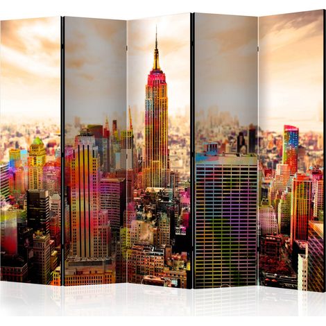 Paravento - Colors of New York City III II [Room Dividers] - 225x172 (1/4)