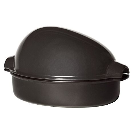 Emile Henry eh349542 Rostiera in Ceramica, Ceramica, Carboncino, x-Large (1/3)