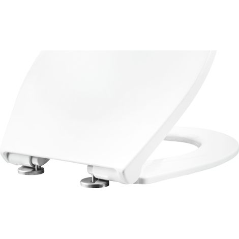 Cornat WC-Sitz "Aneto 2.0" - Klassisch weißer Look - Pflegeleichter Duroplast - Quick up & Clean Funktion