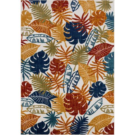 Tapis tissé extérieur intérieur Cabana Feuille - 160 x 230 cm (1/4)