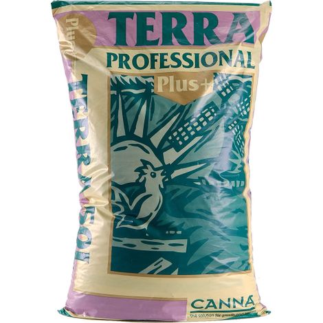 Canna' TERRA PROFESSIONAL PLUS Terriccio concimato con Micorrize Torba Perlite 50 LT (1/2)