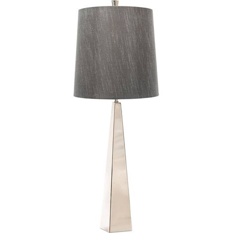 Lampada Da Scrivania Contemporanea Ascent Acciaio Nichel Lucido 1 Luce E27 (1/3)