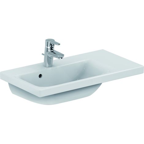 Lavabo CONNECT SPACE estante derecho 700 x 380 x 175 mm blanco IDEAL STANDARD (1/5)